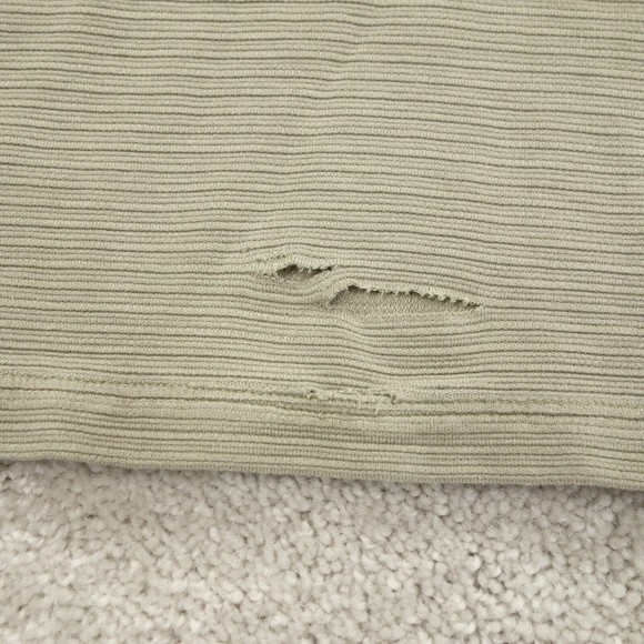 Tommy Bahama Polo Shirt Men's Extra Large Tan Khaki Short Sleeve Silk Blend - Picture 8 of 9